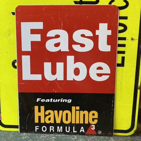 Havoline ヴィンテージ　両面看板　13-316