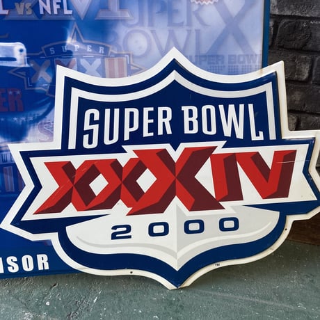 Miller Lite × SUPER BOWL　ヴィンテージ　看板　14-351