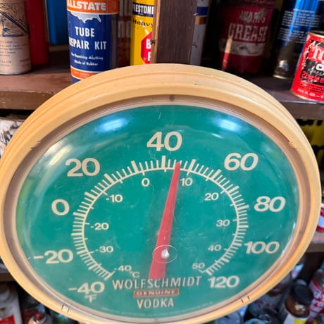 Vintage WOLFSCHMIDT VODKA サーモメーター 21-19