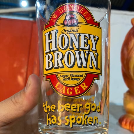 HONEY BROWN　ヴィンテージ　ビアーグラス　16-474