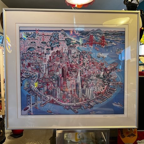 Vintage San Francisco Poster Ed Teitcher 10-191