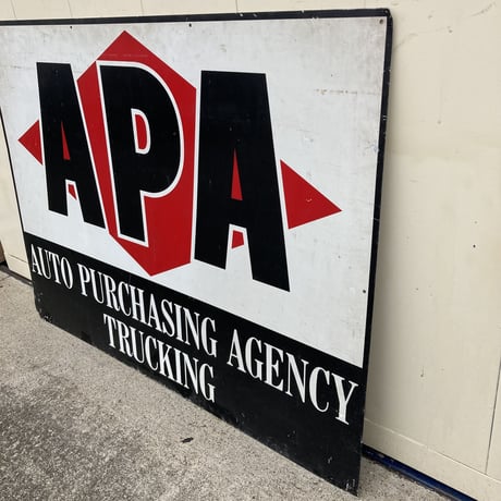 APA　ヴィンテージ　大型看板　15-277