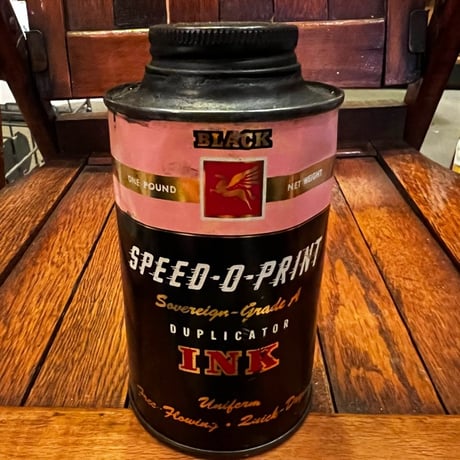 Vintage SPEED-O-PRINT OIL CAN 16-c-31