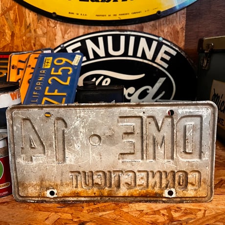 Vintage License Plate コネチカット州 19-107-9