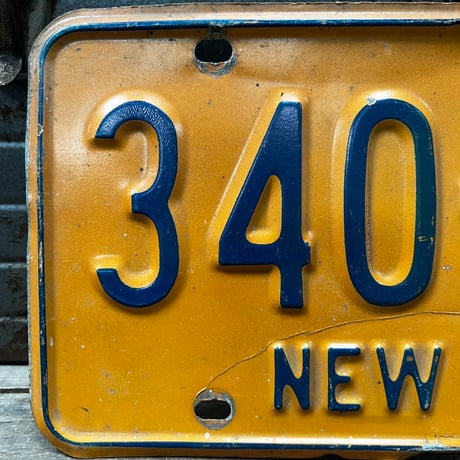 Vintage License Plate 19-173-5
