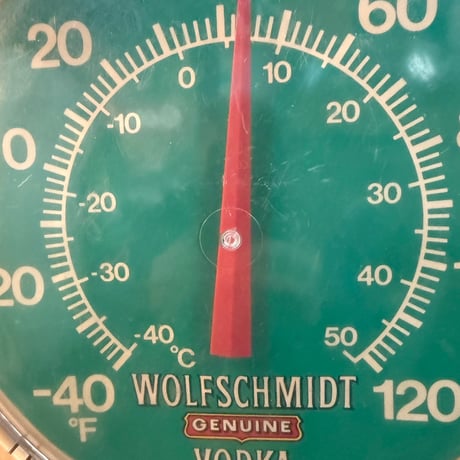Vintage WOLFSCHMIDT VODKA サーモメーター 21-19