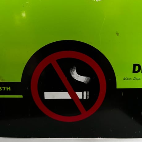 Vintage 標識 NO smoking SIGN 18-244-15