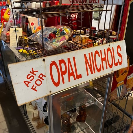 Vintage OPAL NICHOLS 両面看板 17-17-10