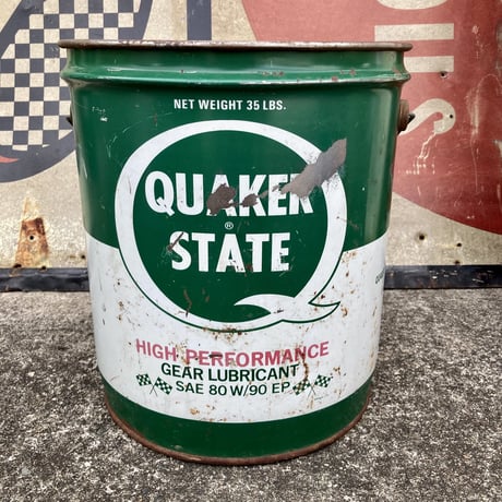 QUAKER STATE　ヴィンテージ　オイル缶　16-339