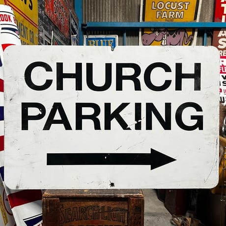 Vintage PARKING SIGN 19-108-88