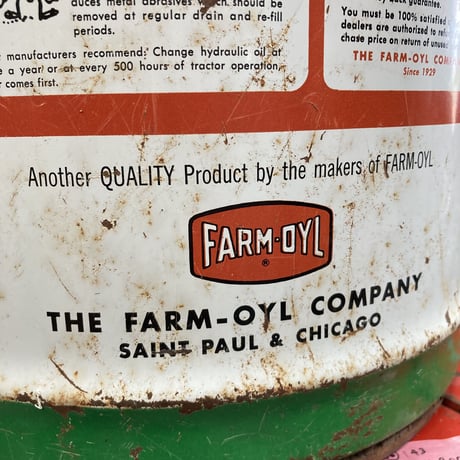 FARM OYL　ヴィンテージ　オイル缶　15-129