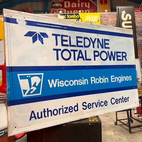 TELEDYNE　TOTAL　POWER　ヴィンテージサイン　看板　(12)181