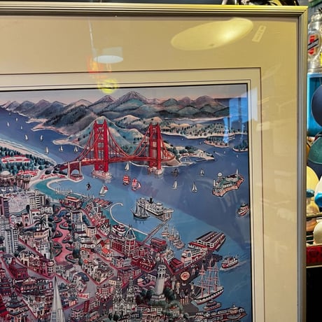 Vintage San Francisco Poster Ed Teitcher 10-191