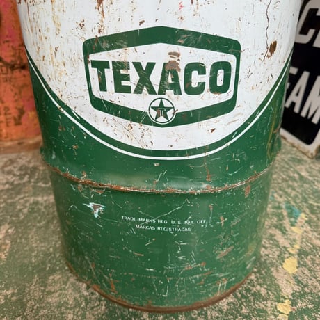 Vintage TEXACO ドラム缶 20-238-2