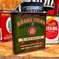 Vintage GRAND UNION SPAICE CAN 18-185-7