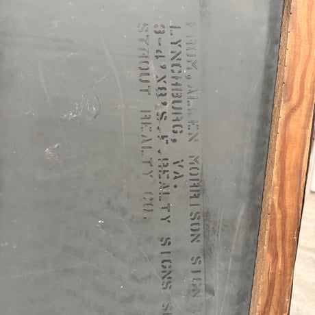 Vintage ATLAS TIRES 大型看板 18-108