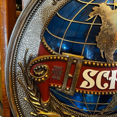 Vintage SCHLITZ Beer プラスチック看板 17-337