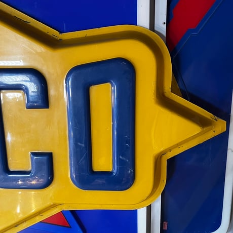Sunoco vintage 超大型看板　プラスチック製 16-308