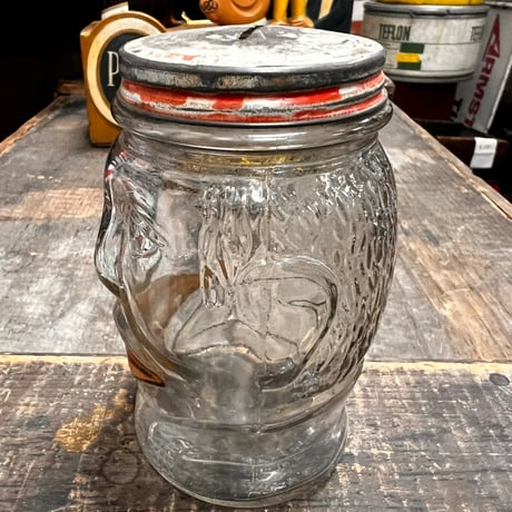 Vintage Glass Coin Bank 18-143