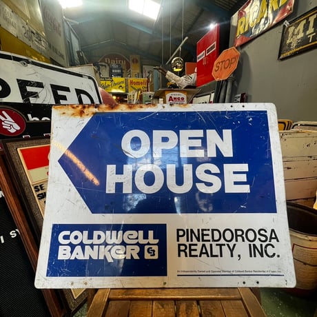 ヴィンテージ　OPEN HOUSE 不動産会社　看板　17-362-14