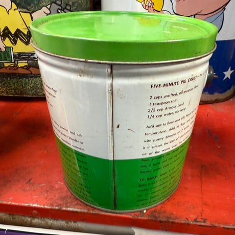 Vintage ARMORE PURE Lard Can 20-272-7