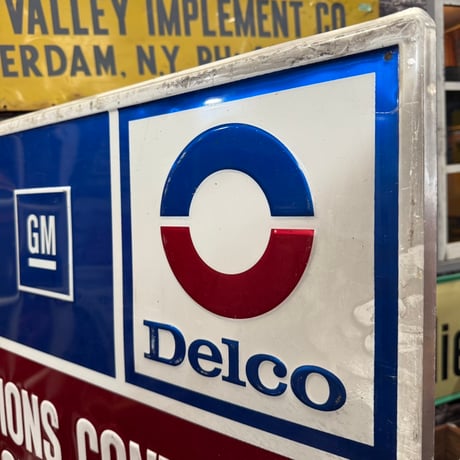 Vintage AC Delco BATTERIES 看板 20-245-2