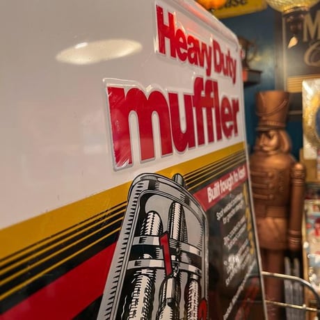 HeavyDuty MUFFLER　ヴィンテージ　看板　(14)305