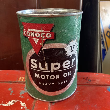 CONOCO　ヴィンテージ　オイル缶　16-s-3-17