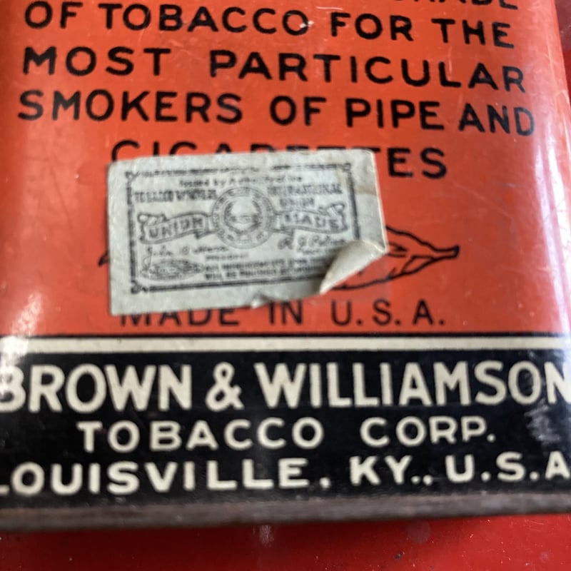 Sir Walter Raleigh ヴィンテージ タバコ缶 16-2-6 | BigBear