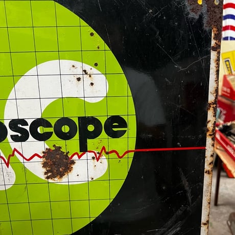Vintage ACilloscope SPARK PLUGS SIGN 18-16