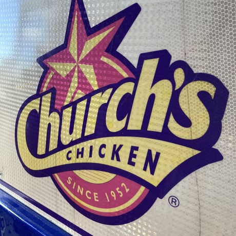 Church′s CHICKEN × Furr′s Familly Dining　ヴィンテージ　両面サイン　14-389-5