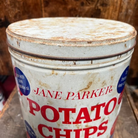 Vintage Potato Chips Can 12-55