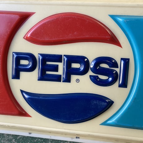 PEPSI　ヴィンテージ　大型プラスチック看板　15-282-2