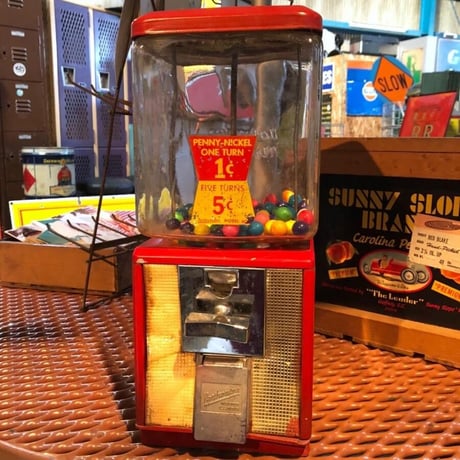 ヴィンテージ ガムボールマシン 1¢-5¢