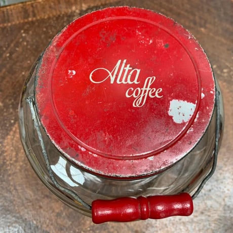 Vintage ALTA COFFEE ガラスボトル　11-311
