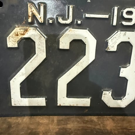 【希少!!】Vintage License Plate ニュージャージー州 20-28-10