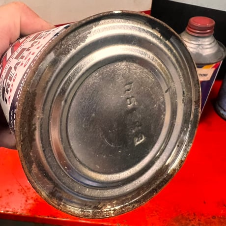 Vintage STP OIL CAN (中身入り) 17-77-27