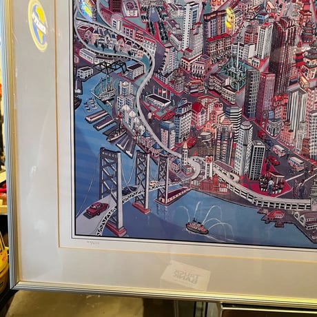 Vintage San Francisco Poster Ed Teitcher 10-191