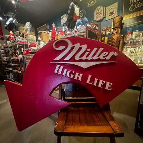 Vintage Miller beer 矢印 Sign 16-298