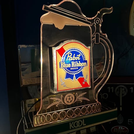 Vintage Pabst Blue Ribbon Beer Light 17-321