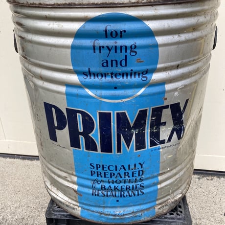 PRIMEX　ヴィンテージ　ショートニンング（食用油脂）缶　15-25