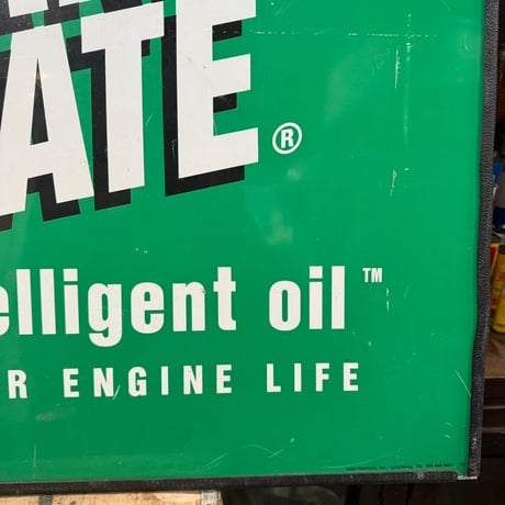 Vintage QUAKER STATE 両面看板 19-108-131