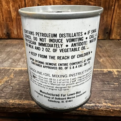 Vintage LAWN-BOY OIL CAN 16-c-61