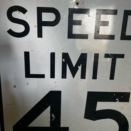 ヴィンテージ　ロードサイン　道路標識　16-344