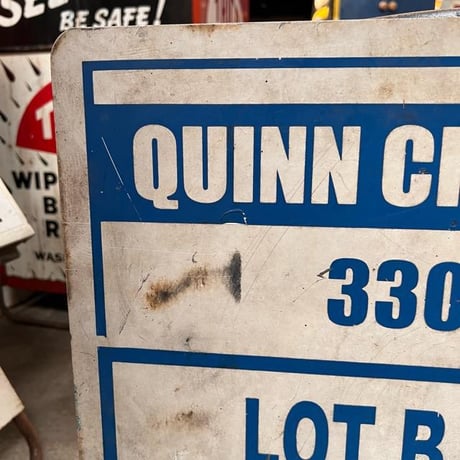 QUINN　CHEVROLET　BUICK　ヴィンテージ　看板　(14)127