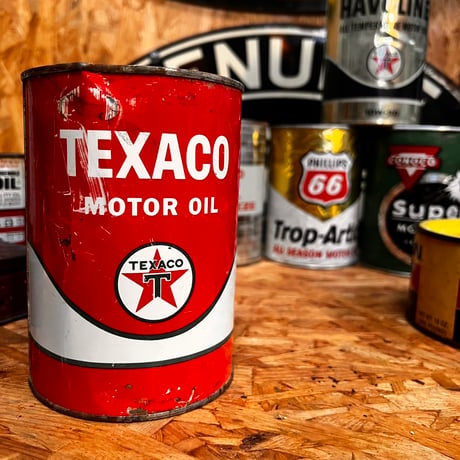 Vintage Texaco Motor Oil Can 16-c-71