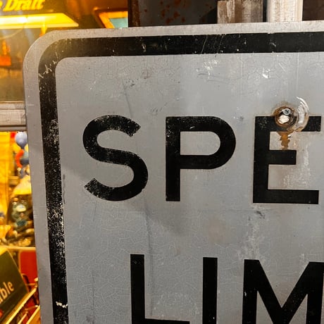 Vintage SPEEDLIMIT30 ROADSIGN 道路標識 20-155-44