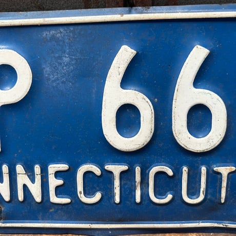 Vintage License Plate 19-107-2