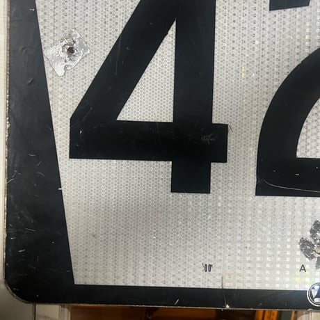 Vintage PENNSYLVANIA州道 424 道路標識 看板 18-178