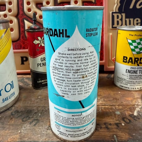 Vintage BARDAHL OIL CAN 20-200-13